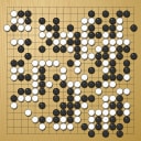 Board position at the end of game WAGC 1998 - Round 2 - Game 8: Miroslav Kostolansky vs Jan Lubos