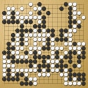 Board position at the end of game WAGC 1998 - Round 2 - Game 10: Stephan Reiser vs Cesar Sanchez