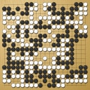 Board position at the end of game WAGC 1998 - Round 4 - Game 3: Wendong Zhao vs Thomas Hsiang