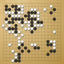 Board position at the end of game WAGC 1998 - Round 4 - Game 4: Yee-Hsun Wang vs Yeong-sam Mun