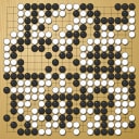 Board position at the end of game WAGC 1998 - Round 5 - Game 7: Injune Kang vs Alexej Lazarev