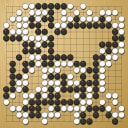 Board position at the end of game WAGC 1998 - Round 5 - Game 1: Thomas Hsiang vs Ch`an-u Kim