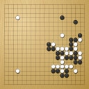 Board position at the end of game WAGC 1998 - Round 6 - Game 5: Frank Janssen vs Magnus Kylemark