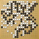 Board position at the end of game WAGC 1998 - Round 6 - Game 8: Franz Huettler vs Zhiqi Yu