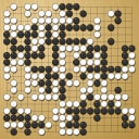 Board position at the end of game WAGC 1998 - Round 7 - Game 12: Chris Rafferty vs Jean Brauch