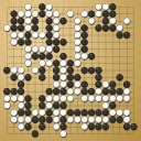 Board position at the end of game WAGC 1998 - Round 7 - Game 5: Frank Janssen vs Vesa Laatikainen