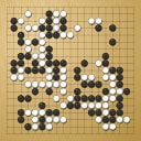 Board position at the end of game WAGC 1998 - Round 7 - Game 3: Wendong Zhao vs Pingqiang Zhou