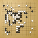 Board position at the end of game WAGC 1998 - Round 7 - Game 4: Yeong-sam Mun vs Ren Zhou Yi