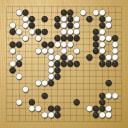 Board position at the end of game WAGC 1998 - Round 8 - Game 6: Heiryck Gonzalez-G vs Giacomo Baizini
