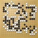 Board position at the end of game WAGC 1999 - Round 1 - Game 2: Colin Grierson vs Hideyuki Sakai