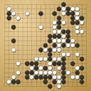 Board position at the end of game WAGC 1999 - Round 2 - Game 1: Chae-seong Yu vs Alain Wettach