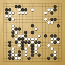 Board position at the end of game WAGC 1999 - Round 2 - Game 2: Cheng-juei Yu vs Sorin Gherman