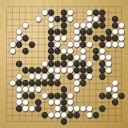 Board position at the end of game WAGC 1999 - Round 2 - Game 8: Mijodrag Stankovic vs Vladimir Danek
