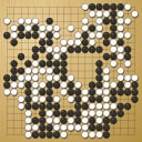 Board position at the end of game WAGC 1999 - Round 3 - Game 8: Colin Grierson vs Husdin Aekasinghachai