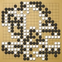 Board position at the end of game WAGC 1999 - Round 4 - Game 6: Trung-Tin Tran vs Noel Mitchell
