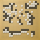 Board position at the end of game WAGC 1999 - Round 7 - Game 8: Mijodrag Stankovic vs Mario del Rey