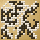 Board position at the end of game WAGC 1999 - Round 8 - Game 6: Diana Koszegi vs Arkadij Bogackyj