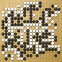 Board position at the end of game WAGC 1999 - Round 8 - Game 9: Ruben Tellez vs Vadel Gonzalez-Fleitas