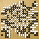 Board position at the end of game WAGC 2000 - Round 2 - Game 8: Baris Efe vs Diego Ruiz