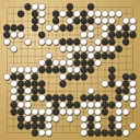 Board position at the end of game WAGC 2000 - Round 2 - Game 1: Ho-kil Pak vs Jannik Rasmussen