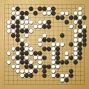 Board position at the end of game WAGC 2000 - Round 2 - Game 3: Paul Edwards vs Andrej Khmyrov