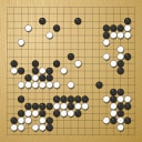 Board position at the end of game WAGC 2000 - Round 2 - Game 6: Staffan Baecklund vs Jose Raposo