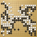 Board position at the end of game WAGC 2000 - Round 3 - Game 2: Bo-keun Chi vs Miroslav Poliak