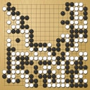 Board position at the end of game WAGC 2000 - Round 3 - Game 11: Sentoku Unten vs Febbiyuti Arria