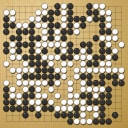 Board position at the end of game WAGC 2000 - Round 4 - Game 5: David Schoffel vs Andrej Khmyrov