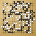 Board position at the end of game WAGC 2000 - Round 4 - Game 6: Pingqiang Zhou vs Ion Florescu