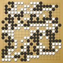 Board position at the end of game WAGC 2000 - Round 4 - Game 3: Staffan Baecklund vs Maleun-Saem Hong