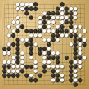 Board position at the end of game WAGC 2000 - Round 4 - Game 7: Yee-Hsun Wang vs Pablo Saez