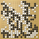 Board position at the end of game WAGC 2000 - Round 5 - Game 6: June-Ki Beck vs Shiyong Du