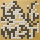 Board position at the end of game WAGC 2000 - Round 5 - Game 5: Leon Matoh vs Yee-Hsun Wang
