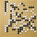 Board position at the end of game WAGC 2000 - Round 5 - Game 7: Luis-Felipe Carrillo vs Matti Siivola