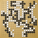 Board position at the end of game WAGC 2000 - Round 6 - Game 1: Hideyuki Sakai vs Ho-kil Pak