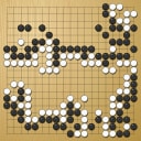 Board position at the end of game WAGC 2000 - Round 6 - Game 9: Luis-Felipe Carrillo vs Sentoku Unten