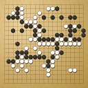 Board position at the end of game WAGC 2000 - Round 6 - Game 8: Mandish Singh vs Jose Raposo