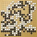 Board position at the end of game WAGC 2000 - Round 7 - Game 10: Hatime Araki vs Stephen Flinter