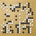 Board position at the end of game WAGC 2000 - Round 7 - Game 8: Paolo Montrasio vs Ralph Spiegl