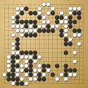 Board position at the end of game WAGC 2000 - Round 8 - Game 7: Hatime Araki vs Veerachote Ngmjarassrivichai