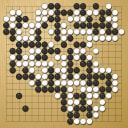 Board position at the end of game WAGC 2000 - Round 8 - Game 2: Ho-kil Pak vs Andrej Khmyrov
