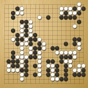Board position at the end of game WAGC 2000 - Round 8 - Game 6: Leon Matoh vs Zbynek Dach