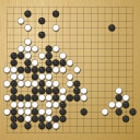Board position at the end of game WAGC 2001 - Round 1 - Game 3: Diana Koszegi vs Supakit Charoenkul