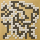 Board position at the end of game WAGC 2001 - Round 3 - Game 9: Choon-Huat Lee vs Jan Bogaerts