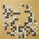 Board position at the end of game WAGC 2001 - Round 3 - Game 6: Fatih Sulak vs Radek Nechanicky