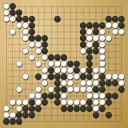Board position at the end of game WAGC 2001 - Round 4 - Game 9: Abel Rakotoarisoa vs Davit Harutyunyan
