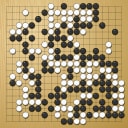 Board position at the end of game WAGC 2001 - Round 5 - Game 10: Alberto Kohatsu vs Irwin Hernandez