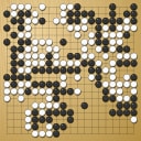 Board position at the end of game WAGC 2001 - Round 7 - Game 8: Cesar Sanchez vs Jose Teles-Menezes