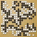 Board position at the end of game WAGC 2001 - Round 8 - Game 8: Hatime Araki vs Abel Rakotoarisoa